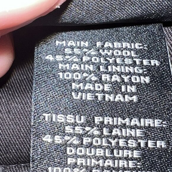 MARC BY MARC JACOBS Martin Fit Low Rise Skinny Wool Blend Dress Pants 32x34 New - Picture 9 of 12